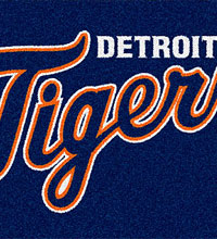 Detroit Tigers home and car mats