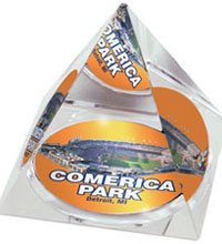 Comerica Park crystal pyramid
