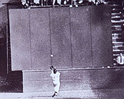 Framed photos of great baseball moments