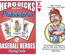Player parody artwork baseball heroes poker cards