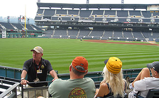 A ballpark tour of PNC Park in Pittsburgh