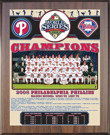  Philadelphia Phillies 2008 World Series Champions