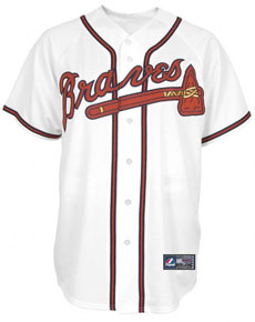 Jeff Francoeur Men's Atlanta Braves Alternate Team Name Jersey - Navy  Authentic