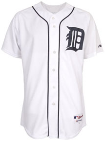 Majestic Detroit Tigers Home Navy Personalized Custom Authentic Cool Base  Batting Practice Jersey