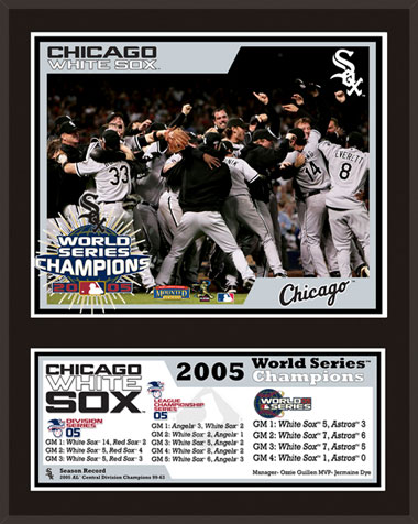2005 Chicago White Sox World Series Champions Plaque