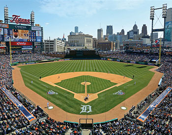 Detroit Tigers Comerica Park Baseball Stadium Photo Print 02 8x10-48x36